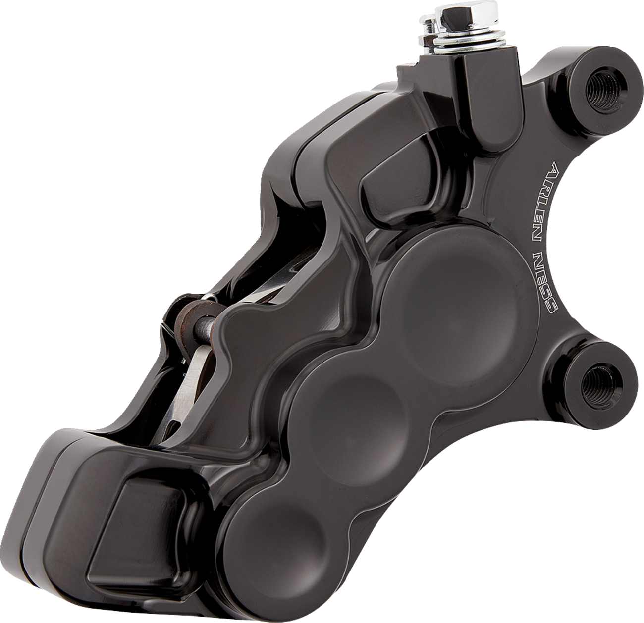 Arlen Ness Black 6-Piston Front Right Brake Caliper fits 2006-2025 Harley 11.8"