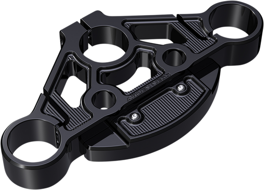Arlen Ness Method Black Top Fork Triple Tree 2015-2023 Harley Touring Road Glide