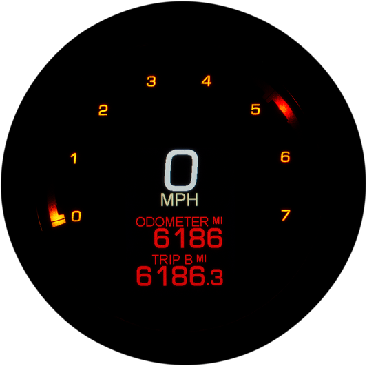 Dakota Digital MLX Black Speedometer fits 1999-2003 Harley Dyna Touring Softail