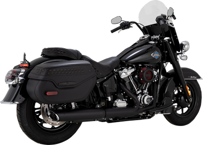 Vance & Hines Twin Slash Black 4" Slip On Muffler for 2025 Harley Softail 46750