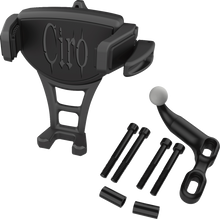 Ciro Black Constrictor Phone Holder Offset Perch Mount 1996-2024 Harley Indian