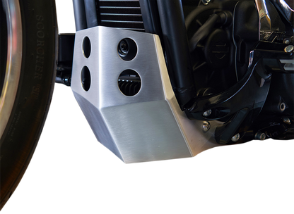 Speed Merchant Brushed Aluminum Front Skid Plate 2018-2020 Harley Touring FLHX