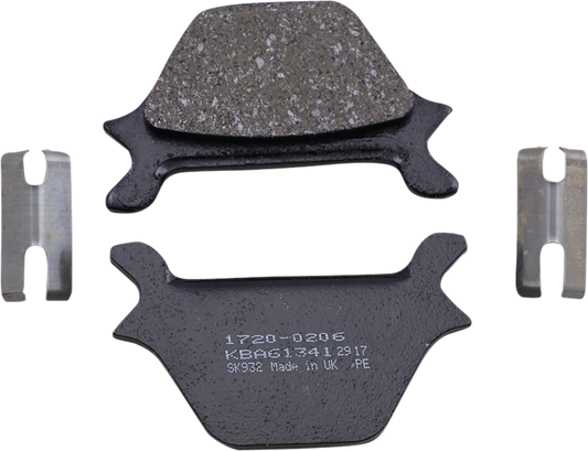 Drag Specialties Rear Motorcycle Brake Caliper Pads 1987-1999 Harley Softail