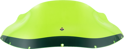 Klock Werks Kolor Flare 9" Green Ice Windshield fits Harley FXRP Style Fairing