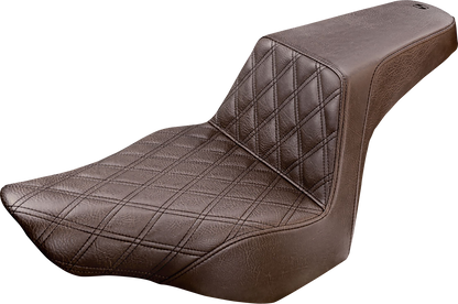 Saddlemen Brown Step-Up Gel Seat 2013-2017 Harley Softail Davidson Breakout FXSB