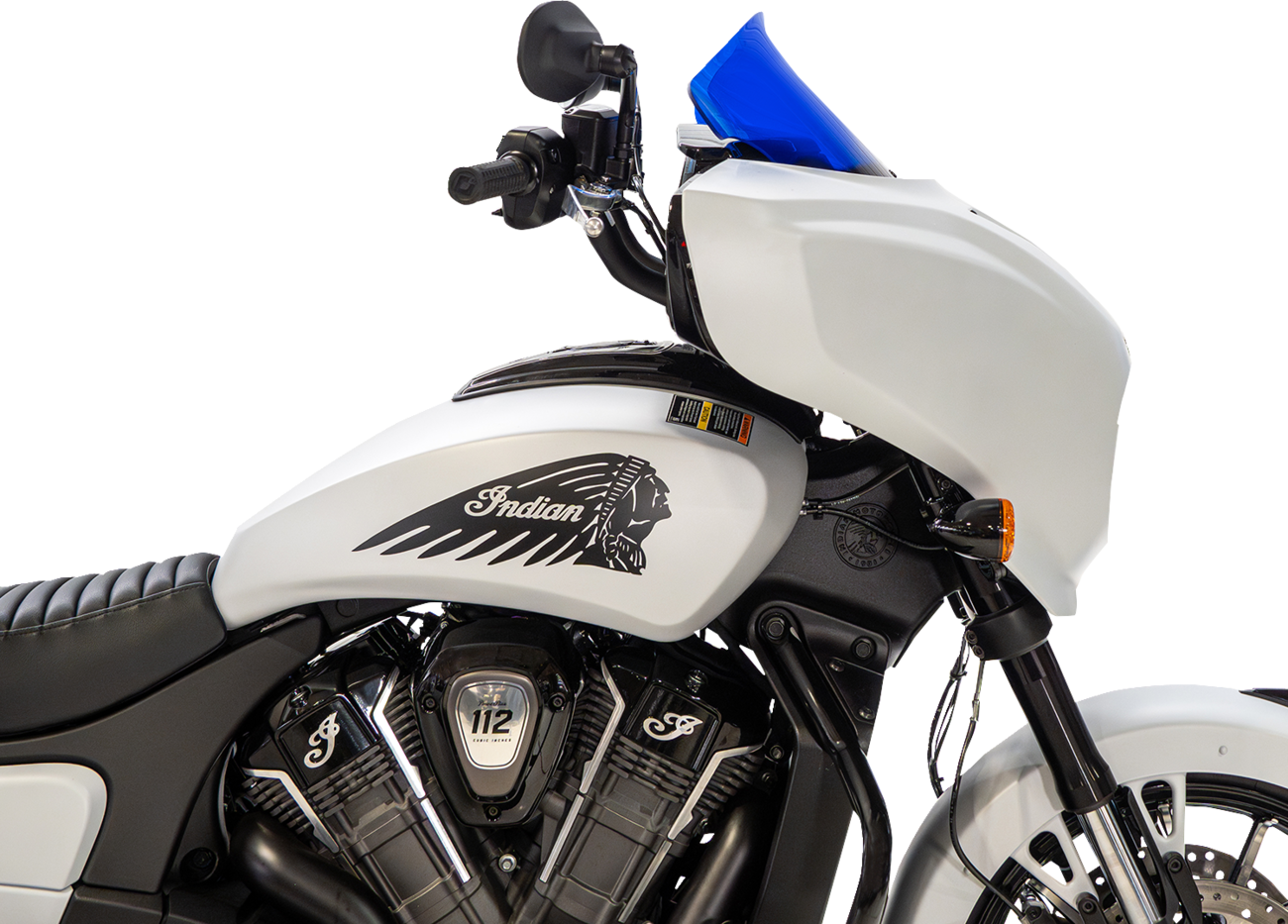 Klock Werks 9" Blue Flare Windshield fits 2025-2026 Indian Powerplus Models