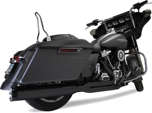 Khrome Werks Outlaw 2-1 Black Exhaust System for 2017-2024 Harley Touring Models