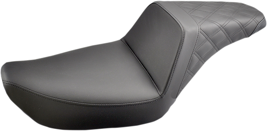 Saddlemen Step Up Rear Lattice Seat fits 1996-2003 Harley Dyna Super Glide FXD