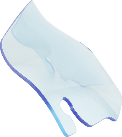Klock Werks 3.5" Blue Ice Flare Windshield fits 1996-2013 Harley Touring Batwing