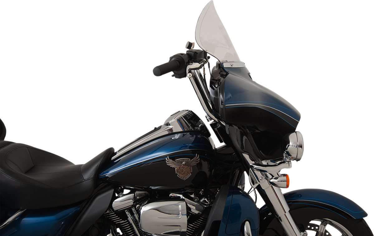 Klock Werks Flare 11.5" Clear Windshield for 14-23 Harley Touring Electra Glide