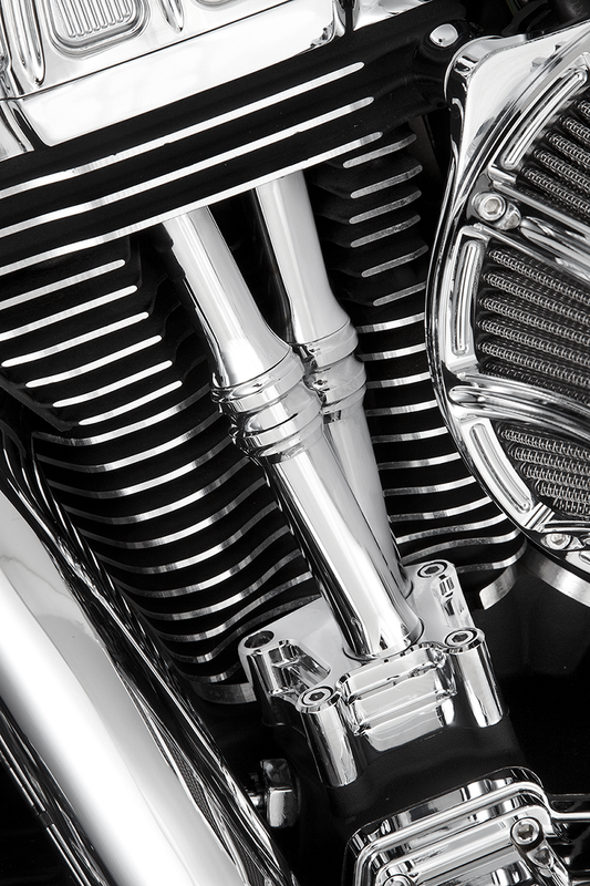 Arlen Ness Chrome 10 Gauge Pushrod Tube Kit 1999-2017 Harley Twin Cam FXD FLH