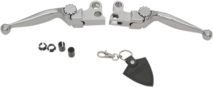 PSR Chrome Journey Adjustable Handlebar Lever Set 2014-2022 Harley Sportster