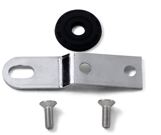 Saddlemen Chrome 1/4"-28 Universal Rear Motorcycle Seat Bracket for Harley