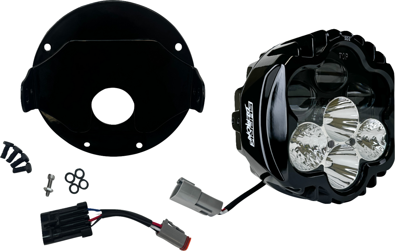 Custom Dynamics Shark Demon 2 LED Headlight Kit 2022-2024 Harley Softail FXLRST