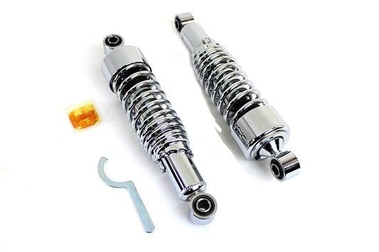 VTwin Dura AEE 12'' Chrome Shocks 1985-2016 Harley Touring FLHR FLHX FLTR FLHT