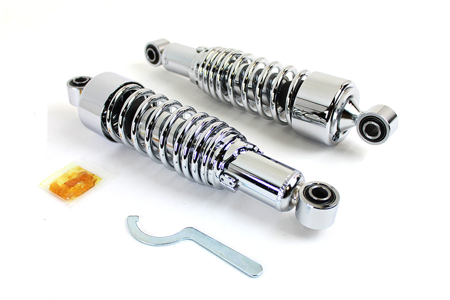VTwin Dura AEE 12'' Chrome Shocks 1985-2016 Harley Touring FLHR FLHX FLTR FLHT