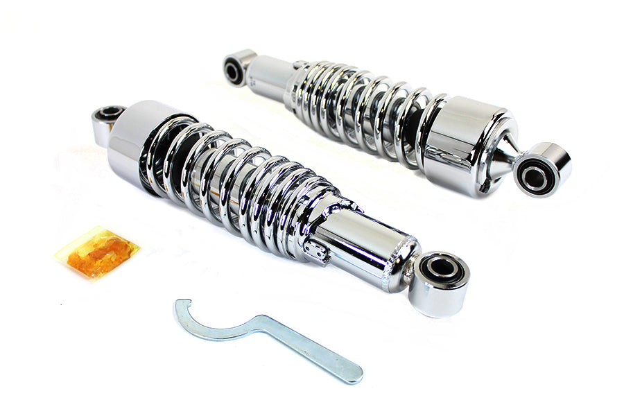 VTwin Dura AEE 12'' Chrome Shocks 1985-2016 Harley Touring FLHR FLHX FLTR FLHT