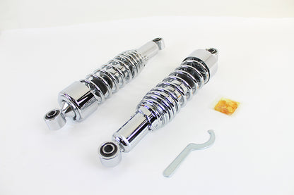 VTwin Dura AEE 13'' Chrome Shocks 1985-2016 Harley Touring FLHR FLHX FLTR FLHT