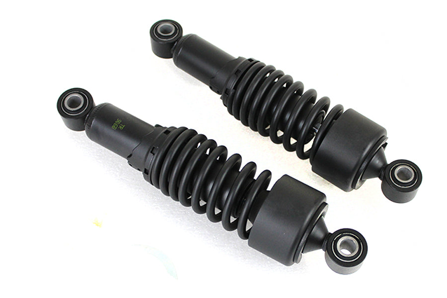 VTwin Dura AAE Black 11'' Motorcycle Shocks 1995-2016 Harley Touring FLHT FLHX