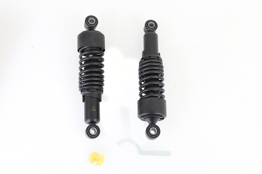 VTwin Dura AAE Black 11'' Motorcycle Shocks 1995-2016 Harley Touring FLHT FLHX