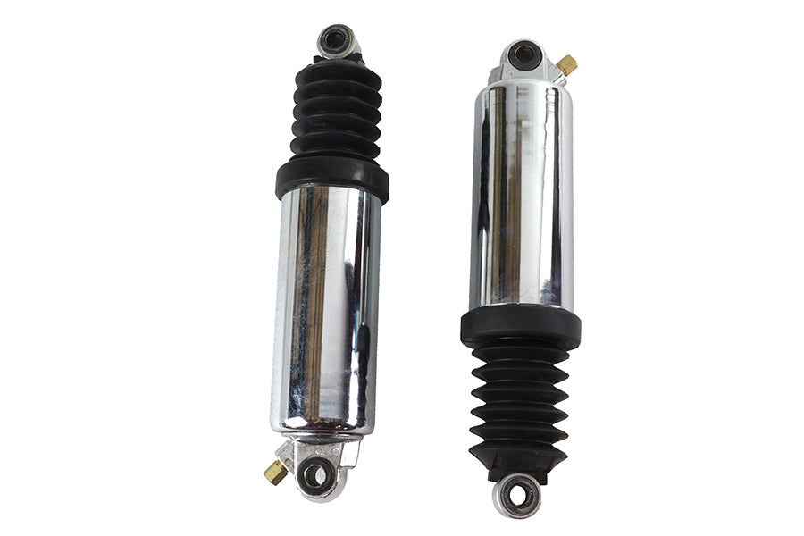 AEE Chrome Low Motorcycle Rear Air Shock Set 1991-1996 Harley Touring FLHR FLHT