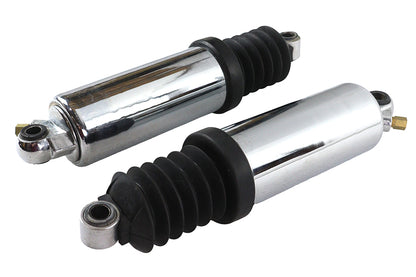 AEE Chrome Low Motorcycle Rear Air Shock Set 1991-1996 Harley Touring FLHR FLHT