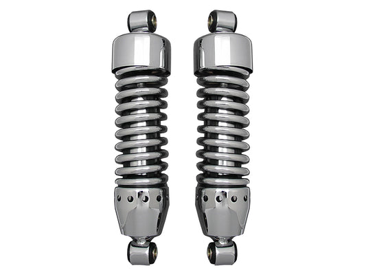 V-Twin AEE Chrome 11-1/2" Rear Motorcycle Shocks 1991-2017 Harley Dyna FXDWG