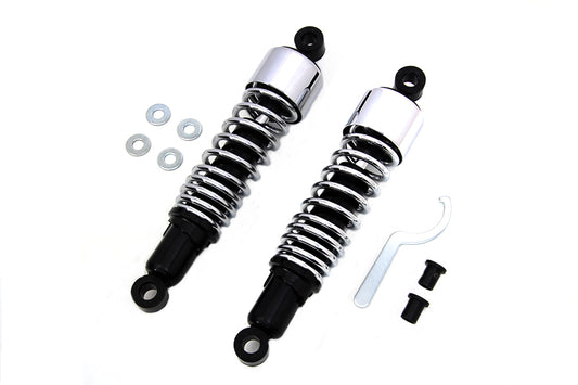 VTwin Chrome 12.5'' Rear Shocks for 1995-2016 Harley Touring FLT FLHR FLX FLXT