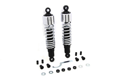 VTwin Chrome 12.5'' Rear Shocks for 1995-2016 Harley Touring FLT FLHR FLX FLXT