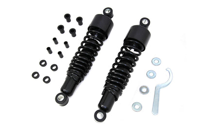 VTwin 12.5'' Black Rear Coil Shocks 1995-2016 Harley Touring FLT FLHR FLX FLXT