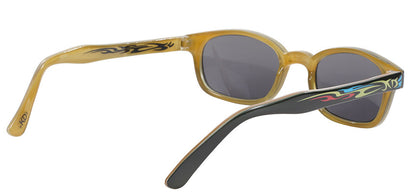 KD's Original 1 Pair 5400 Primal Black Smoke Lens Old School Biker Sunglasses