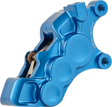 Arlen Ness Blue 6-Piston Front Right Brake Caliper for 2006-2025 Harley 11.8"