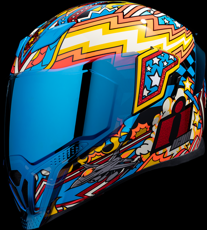 Icon Airflite Flyboy Unisex Adult Motorcycle Street Bike Race Full Face Helmet