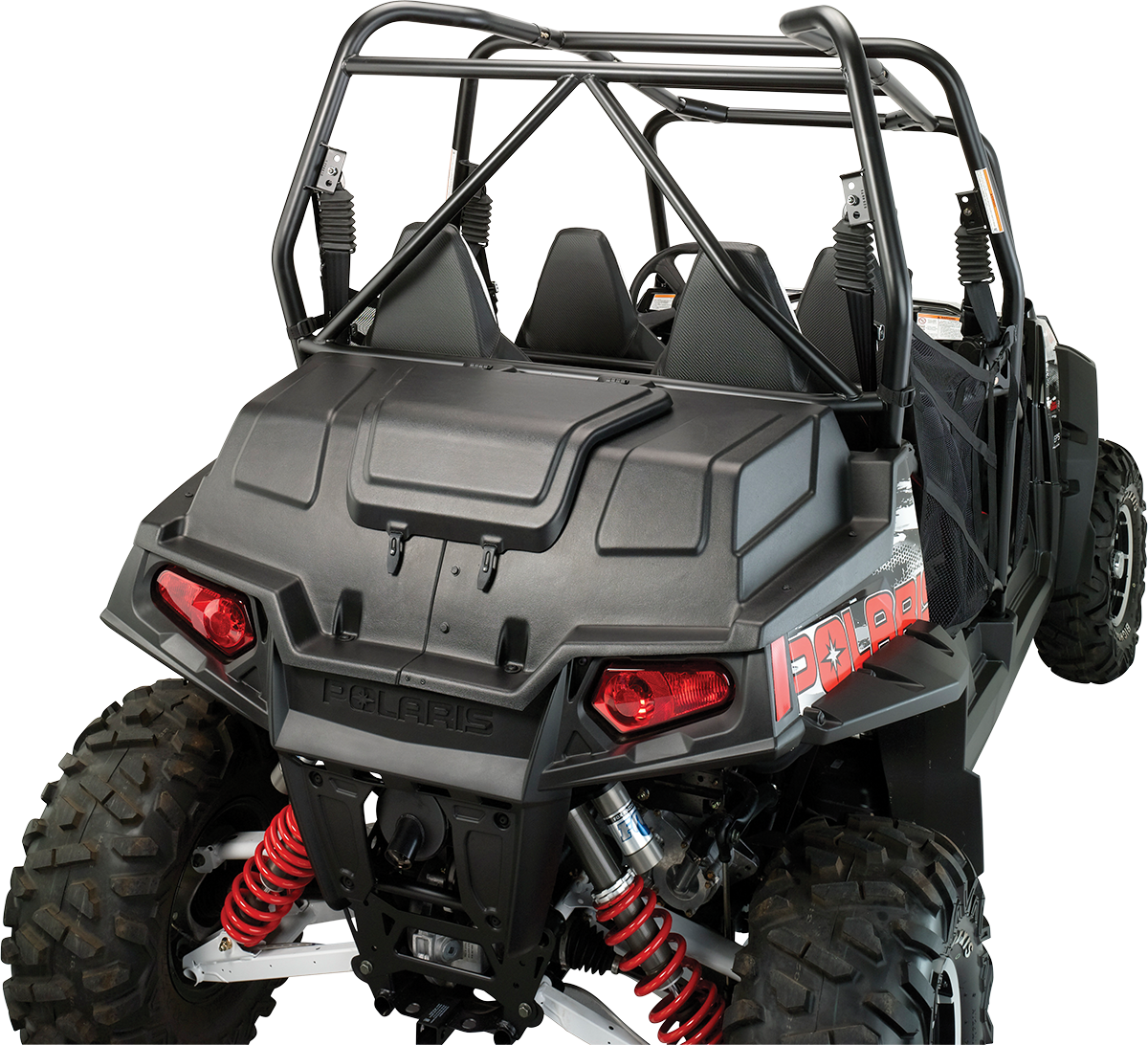 Moose Utility Black Rear Side by Side Bed Topper for 08-14 Polaris RZR 800 4x4