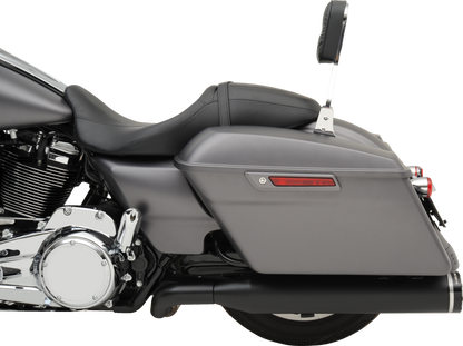 Khrome Werks Dominator SR 2-1-2 Black Exhaust System fits 2017-26 Harley Touring