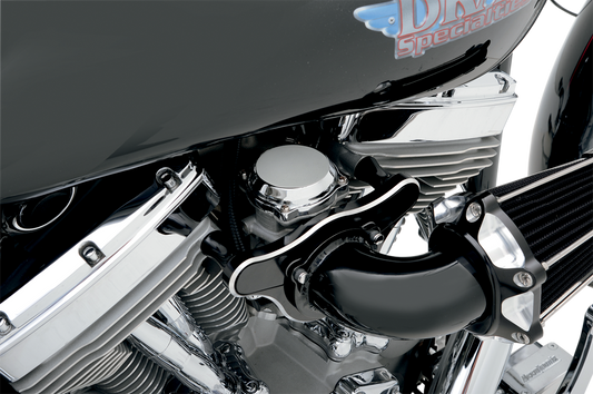 Drag Specialties Chrome CV Carb Top Cover for 88-06 Harley Dyna Touring Softail