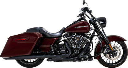 Vance & Hines Twin Slash Black Slip On Mufflers for 2017-2024 Harley Touring M8
