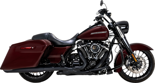 Vance & Hines Twin Slash Black Slip On Mufflers for 2017-2024 Harley Touring M8