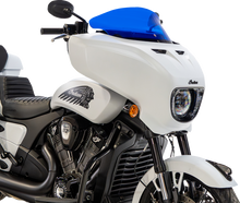Klock Werks 9" Blue Flare Windshield fits 2025-2026 Indian Powerplus Models