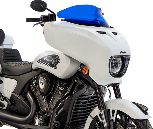 Klock Werks 9" Blue Flare Windshield fits 2025-2026 Indian Powerplus Models