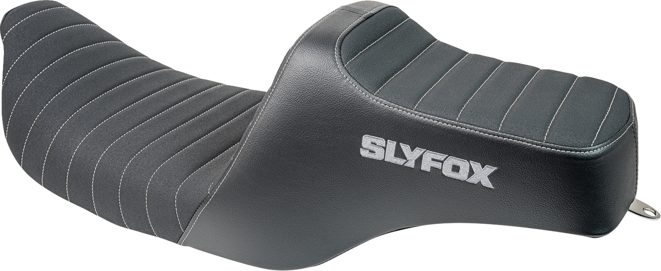 Slyfox High Noon Classic Stitch Seat fits 1997-2007 Harley Touring FLHR FLHX