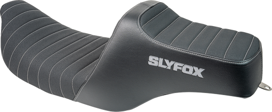 Slyfox High Noon Classic Stitch Seat fits 1997-2007 Harley Touring FLHR FLHX