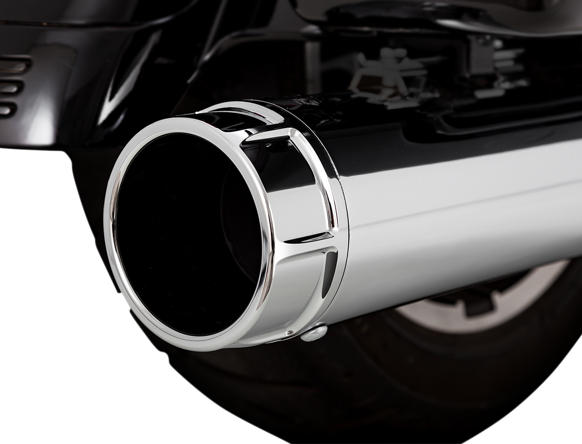 Vance & Hines Torquer 450 Exhaust 4.5" Mufflers for 1995-16 Harley Touring 16673