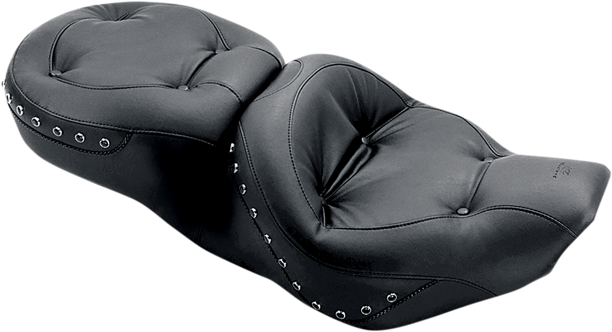 Mustang Wide Regal Studded Ultra Touring Seat for 1997-2007 Harley Touring FLH