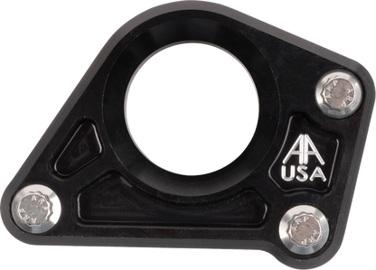 Alloy Art Black Floorboard Delete Motor Mount fits 2017-2024 Harley Touring M8