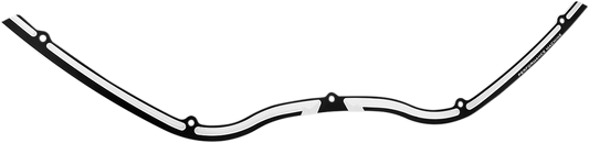 Performance Machine Black Chrome Scallop Fairing Trim 1998-13 Harley Road Glide