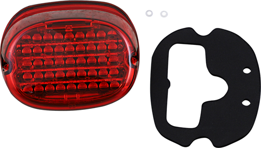 Custom Dynamics Red LED Low Profile Taillight 1999-2024 Harley Touring Models