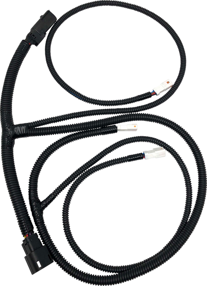 Kodlin Black Rear LED Wiring Harness fits 2014-2025 Harley Touring FLHX FLTR