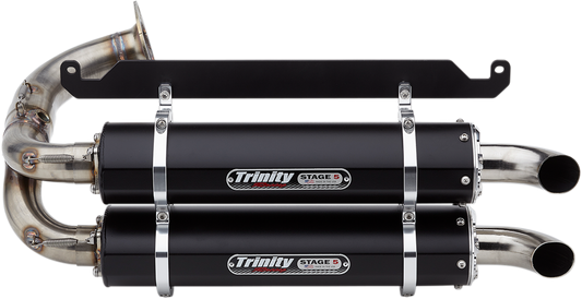 Trinity Racing Black UTV Side by Side Slip on Muffler 2019-2022 Honda Talon 1000