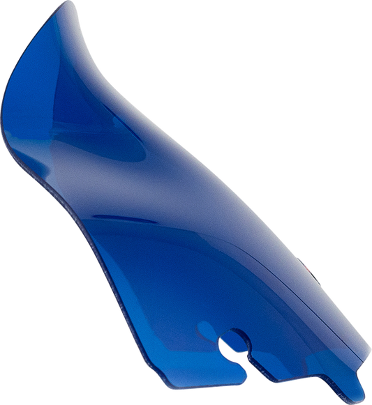Klock Werks Kolor Flare 6.5" Blue Windshield fits 2014-2023 Harley Touring FLHX
